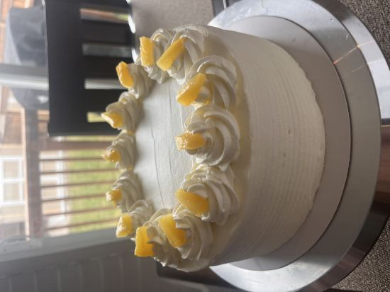 Picture of Eggless pineapple cake